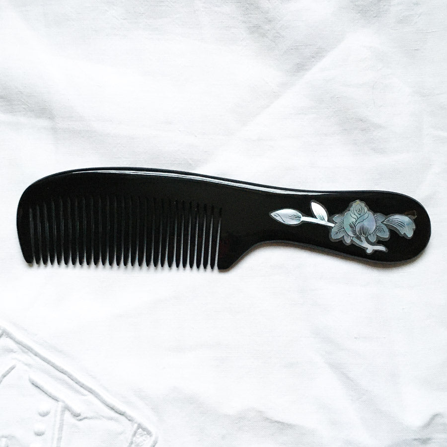 Boudoir Horn and Shell Comb