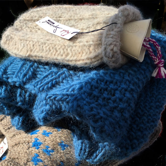 Mini Hot Water Bottle & Cover Fawn