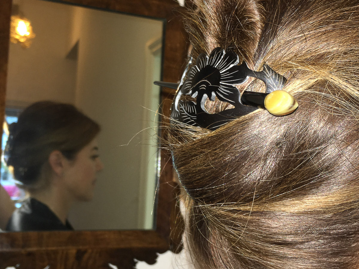 Blossom Branch Hair Barrette