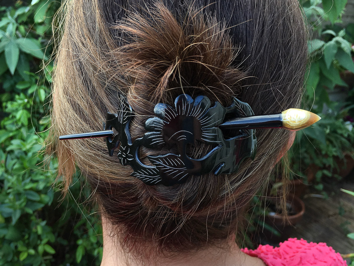 Blossom Branch Hair Barrette