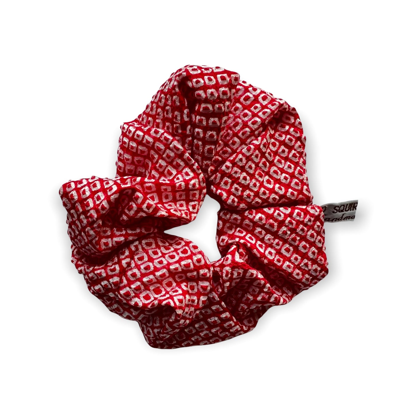 Kanoko Shibori Silk Scrunchie - various colours